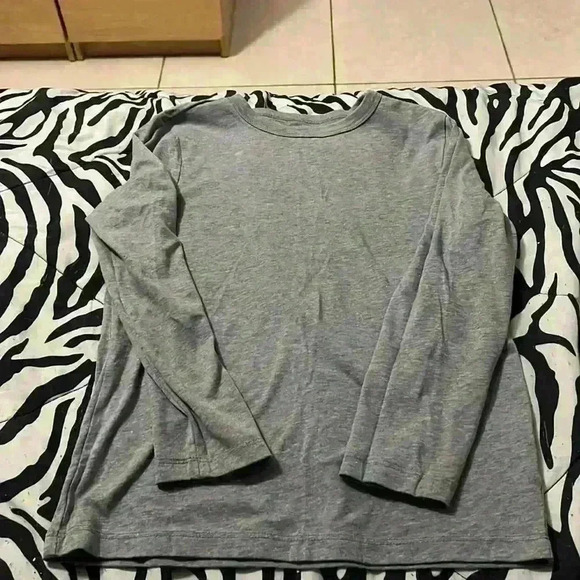 Wonder Nation Plain Gray Long Sleeve - Picture 1 of 3